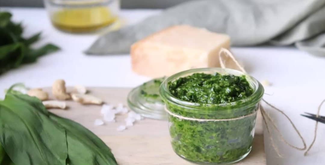 Ramslökpesto